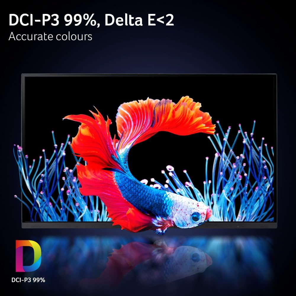 Acer Predator Gaming Monitor | 26.5' WQHD 2560x1440 QD-OLED | AMD FreeSync Premium | 240Hz | 0.03ms | Tilt, Height Adjustment, Pivot & Swivel | DCI-P3 99% | 2 x DP 1.4 & 2 x HDMI 2.1 | X27U W1bmiipprx