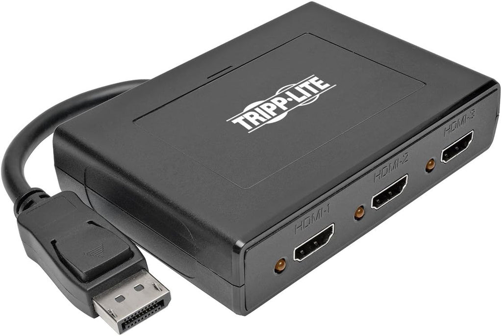 TRIPP LITE 3-Port DisplayPort to HDMI Multi Stream Transport Hub MST, DP 1.2, DP to HDMI, 3840x2160 4K X 2K @ 60Hz (B156-003-HD-V2)