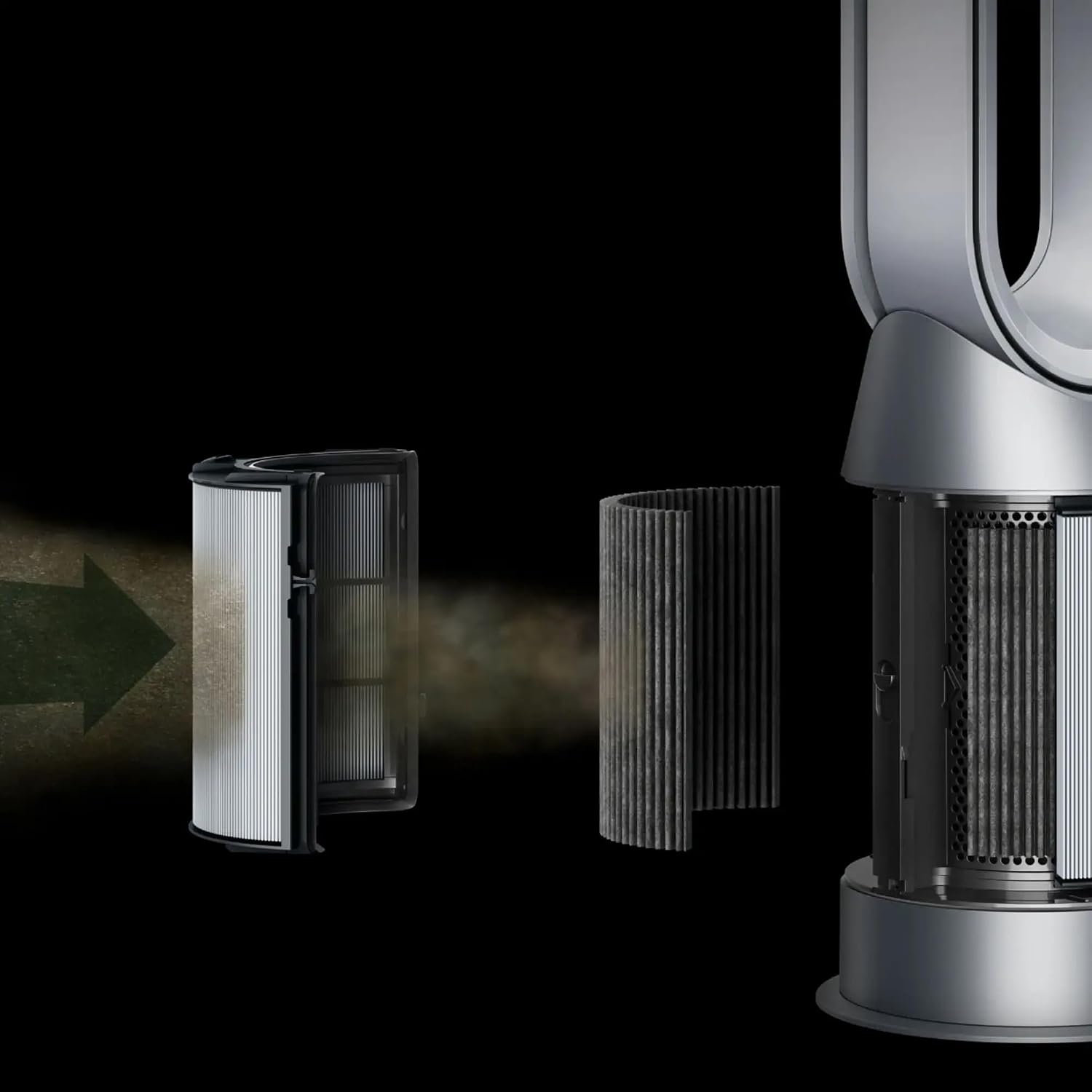 Dyson Purifier Hot+Cool Purifying Heating Fan HP07, w Additional Filter