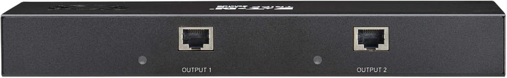 Tripp Lite Series 2-Port DisplayPort to HDMI Splitter + Extender Over Ethernet Cat6, Up to 8K@60Hz Video, 1 in 2 Out, DP 1.4, MST Hub, TAA Compliant, Plug-and-Play, 1-Year Warranty (B156E-002-H8K-K)