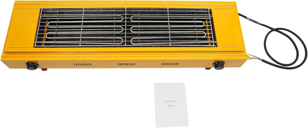 Electric BBQ Grill 3000W Portable BBQ Grill Electric Grills Indoor/Outdoor Cooking with Double Head Temperature Control Electric Grill for Parties, Decks, Patios