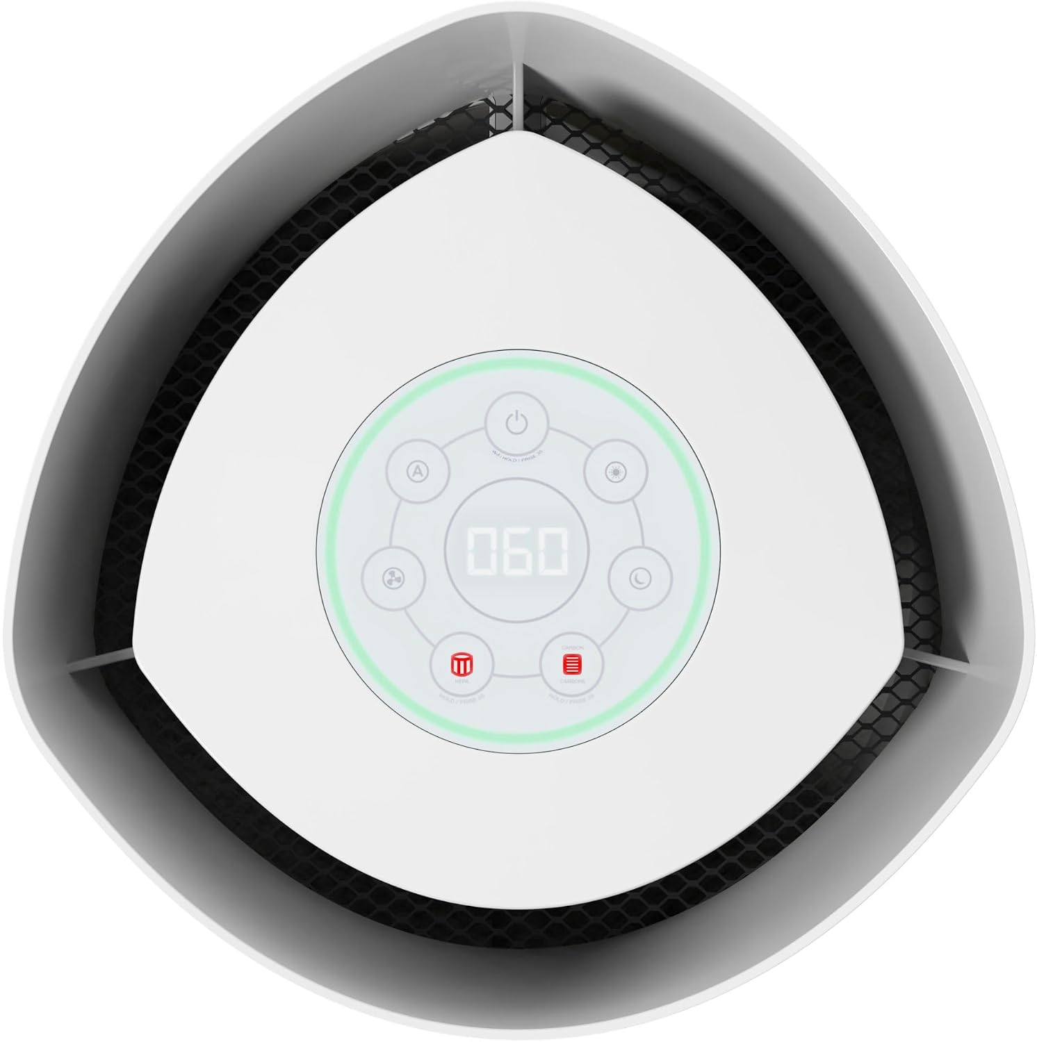 GermGuardian AirSafe XL Smart Air Purifier for Home 360° True HEPA Filter, WiFi and App Enabled, Air Quality Monitor, Large Rooms Up to 1680 Sq Ft, For Smoke, Dust, Pet Dander, Gray/White, AP3250