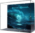 Acrylic Display Case for Lego 10365 Black Pearl Ship, Dustproof Box, Storage Box, Transparent Box, Display Box Compatible with 10365 (Box Only) (Background A)