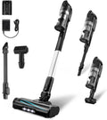 LEVOIT Cordless Vacuum Cleaner with HEPA Filter, Anti-Tangle Brush, Up to 70 Minutes, Charging Wall Dock, Powerful Suction, Lightweight, for Carpet, Hard Floor, Pet Hair, LVAC-200 MAX