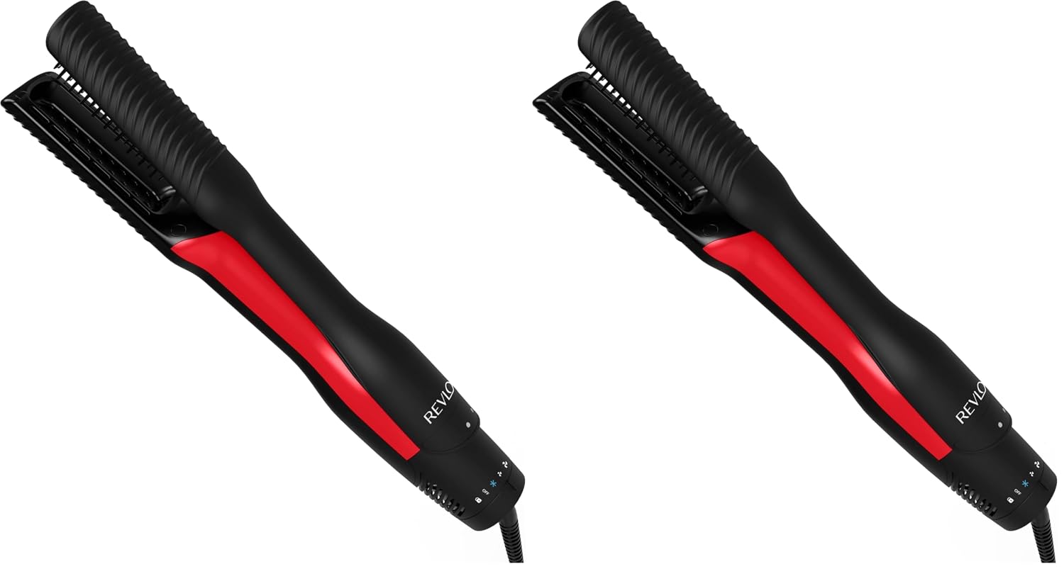 Revlon One-Step Air Straight | 2-in-1 Dryer & Flat Iron | Straightening Dryer (Pack of 2)