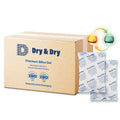 Dry & Dry 500 Gram [50 Packets] Orange Indicating Silica Gel Packets Desiccants Silica Packets - Rechargeable Moisture Absorbers for Food Storage, Electronics, 3D Filament & Safes