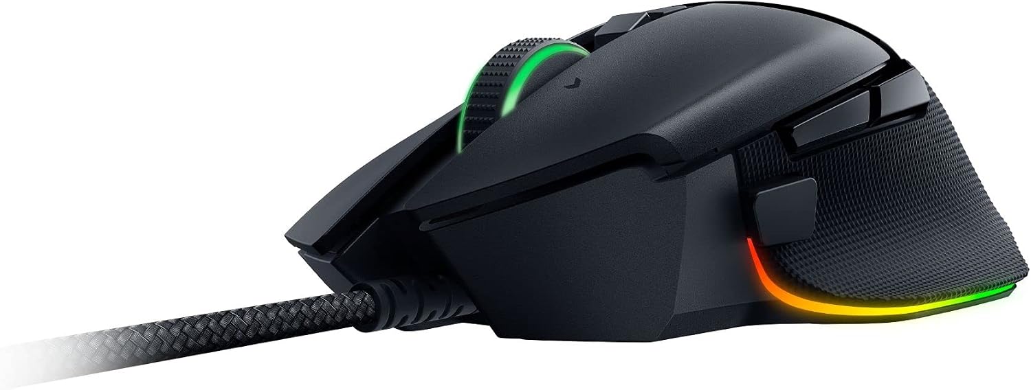 Razer Basilisk V3 Customizable Ergonomic Gaming Mouse: Fastest Gaming Mouse Switch-Chroma RGB Lighting-26K DPI Optical Sensor-11 Programmable Buttons-HyperScroll Tilt Wheel-Classic Black,(Pack of 10)