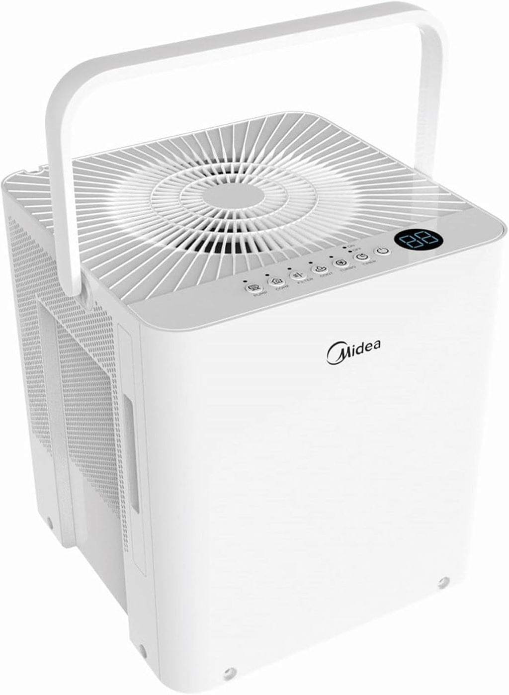 Midea Cube 50 Pint Dehumidifier for Basement and Rooms at Home for up to 4,500 Sq. Ft., Built-in Pump, Drain Hose Included, Smart Control, Works with Alexa (White), ENERGY STAR Most Efficient 2022