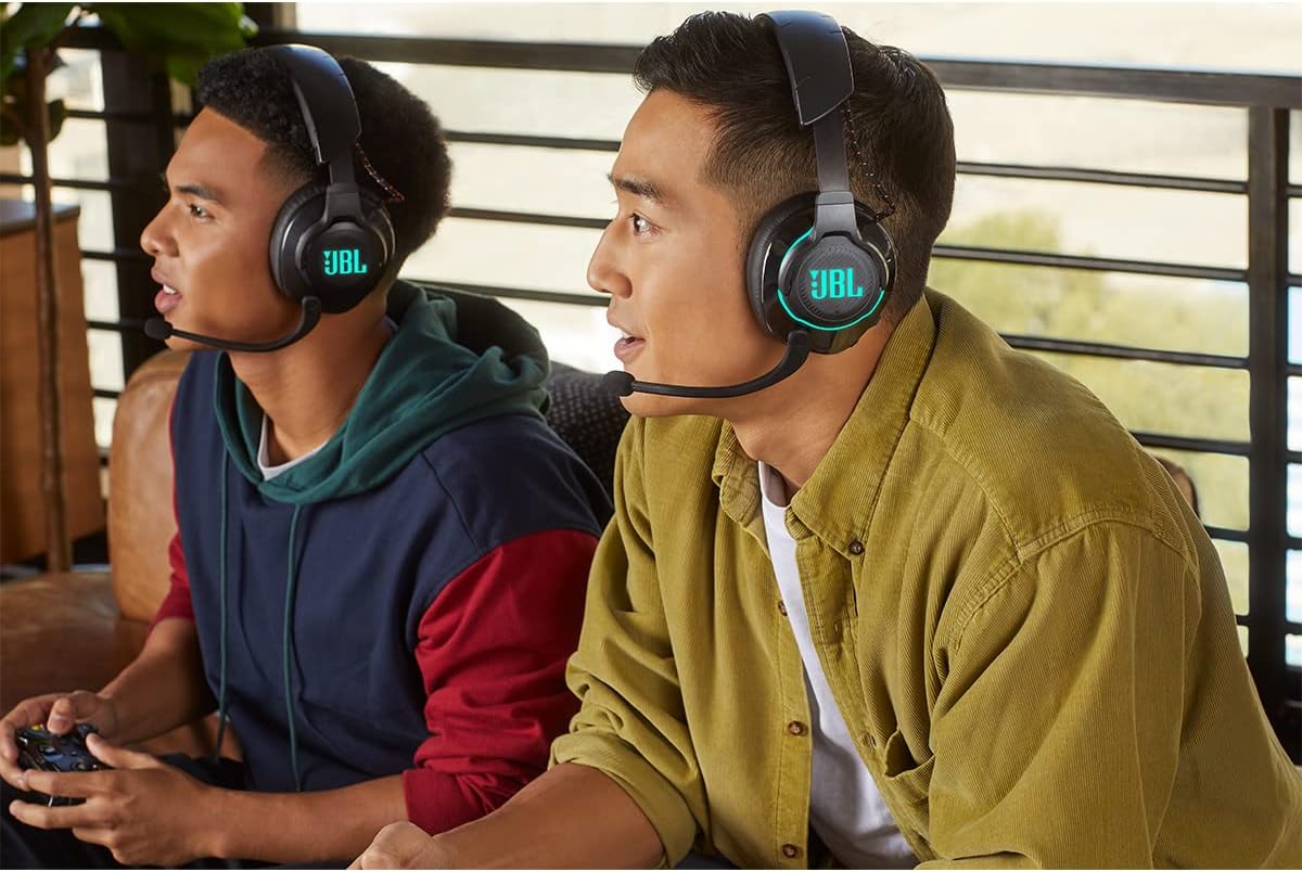 JBL Quantum 810 Wireless - Wireless over-ear performance gaming headset with Active Noise Cancelling and Bluetooth, 43 hours of battery life, Hi-Res 50mm drivers (Black)