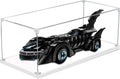 Acrylic Display Case for Lego 76304 Batmobile Model, 3mm Dustproof Display Box, Display Case Compatible with Lego 76304 (Model Not Included) (Transparent 3MM White Base)