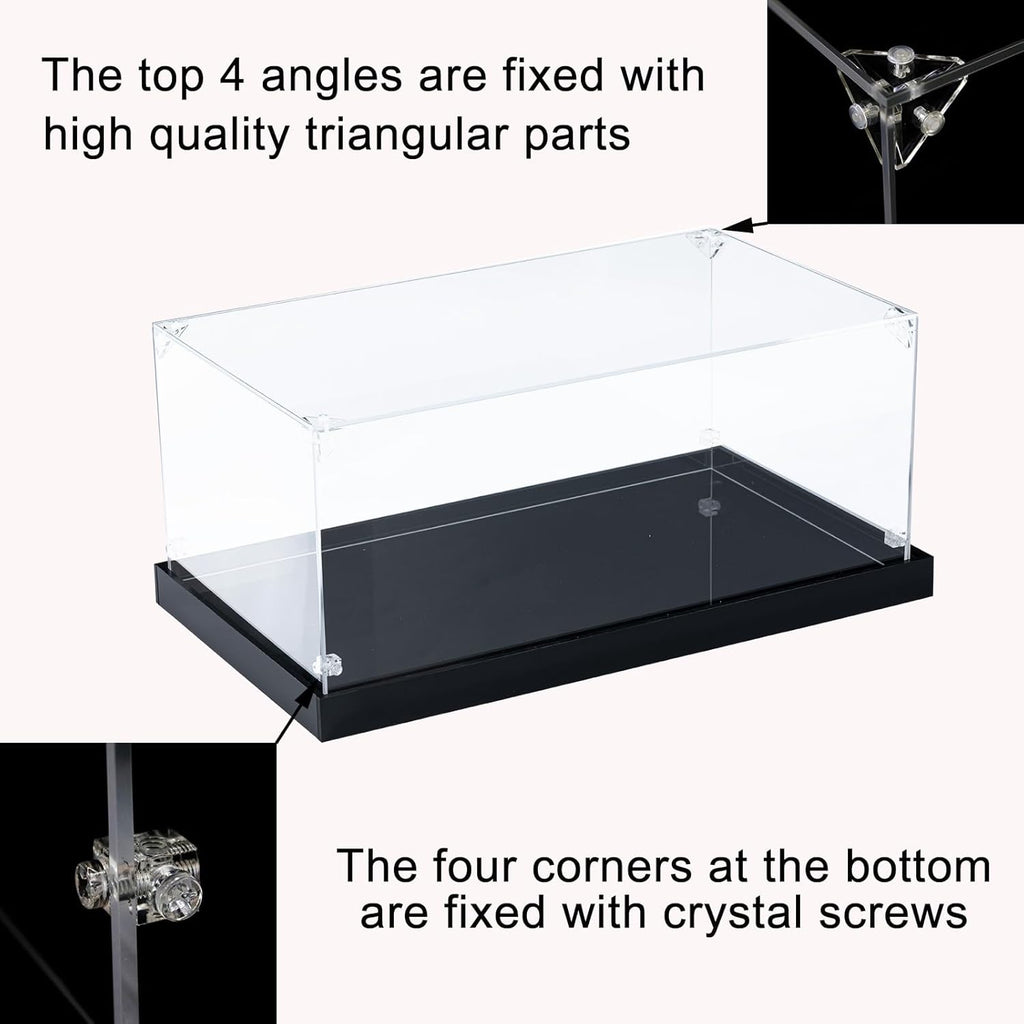 WICUS 3mm Acrylic Display Case for Lego 71040 Castle Dustproof Clear Display Box(NOT Included The Model)