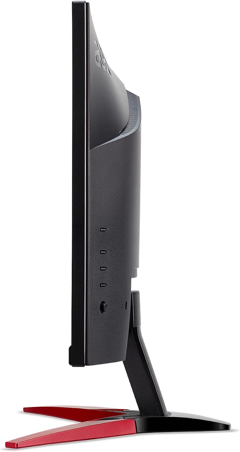 Acer Nitro KG241Y Sbiip 23.8' Full HD (1920 x 1080) VA Gaming Monitor | AMD FreeSync Premium Technology | 165Hz Refresh Rate | 1ms (VRB) | ZeroFrame Design | 1 x Display Port 1.2 & 2 x HDMI 2.0,Black