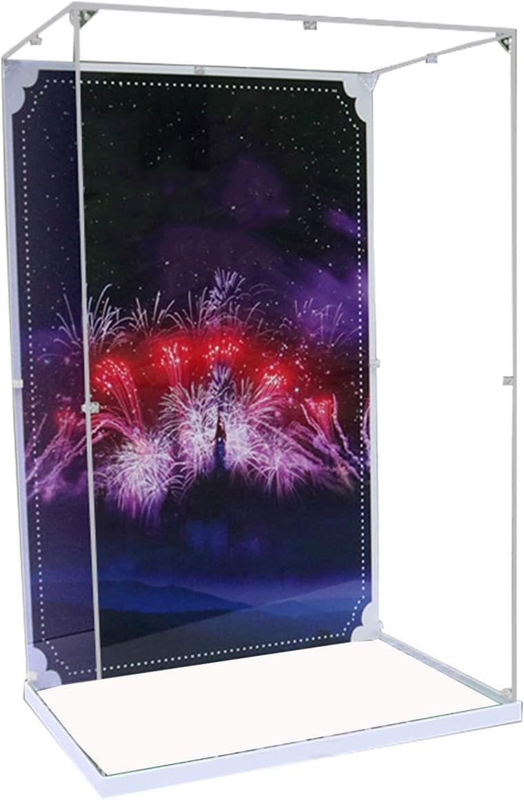 WICUS 3mm Acrylic Display Case for Lego 71040 Castle Dustproof Clear Display Box(NOT Included The Model)