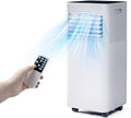 ARLIME Portable Air Conditioners, 8000 BTU Air Unit Cools up to 230 sq. ft. Freestanding Air Cooler w/Fan & Dehumidifier, Remote Control, Window Mount Kits for Home Office, White+Black