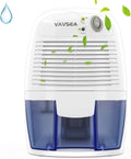 Dehumidifiers 500ml (17oz) Capacity, Compact and Portable Mini Air Dehumidifiers with Quiet and Auto-Off Function for Removing Moisture in Home, Kitchen, Bedroom, Bathroom, Wardrobe Mini Fan
