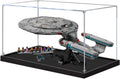 Acrylic Display Case for Lego 10356 Star Trek Enterprise Building Set– Dustproof Display Box & Showcase, Display Box Compatible with Lego 10356 -Only Display case (3mm)