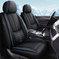 Car Seat Cover for Subaru Ascent 2019-2024,Waterproof Leather Seat Covers 2-Seats Standard,Car Interior Accessories with Airbag,Car Seat Protectors for Ascent(Black+Blue)