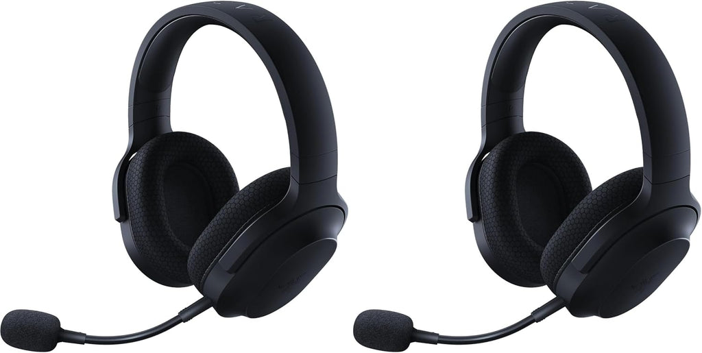 Razer Barracuda X Wireless Gaming & Mobile Headset (PC,PlayStation,Switch 2,Android,iOS): 2.4GHz Wireless + Bluetooth - Lightweight - 40mm Drivers - Detachable Mic - 50 Hr Battery - Black,(Pack of 2)