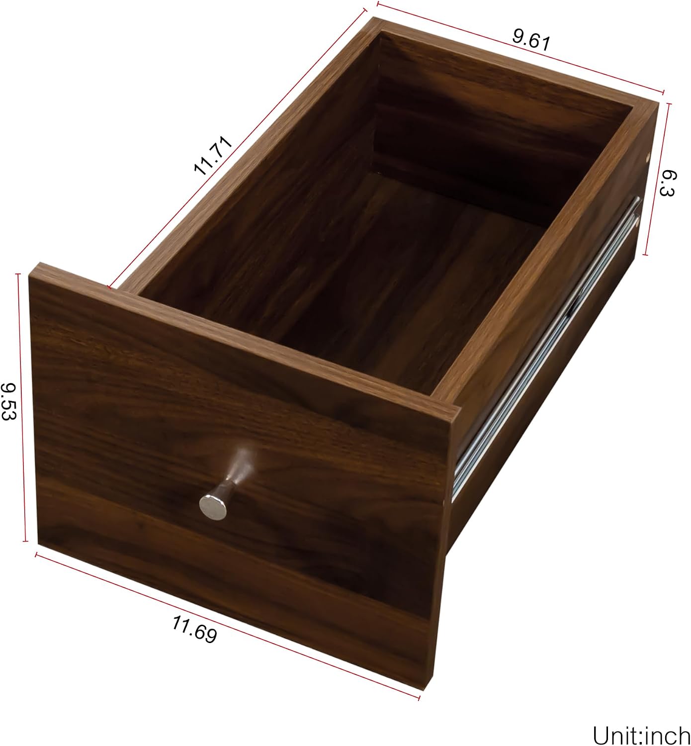 71' Wooden Melamine Finish Showcase Cabinet, Lego Display Case with 4-Tier Shelves, Lego Display Shelves with 3 Side Drawers for Living Rooms, Home Offices, Kitchens, Walnut