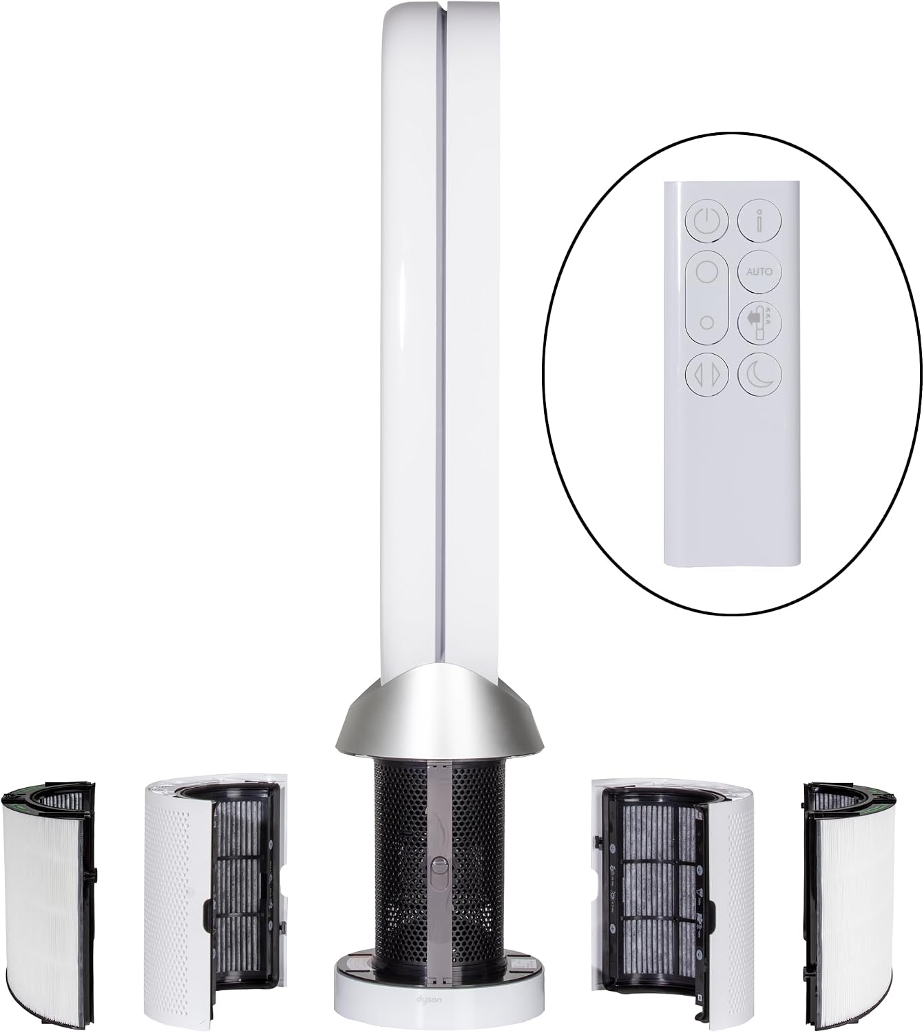 Dyson Dual-Direction Air Purifier Cool Fan (TP7C, App, Voice, and Remote Control)