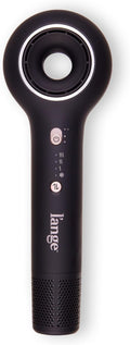 L'ANGE HAIR Axia HaloRing Ionic Hair Dryer | High Speed Professional Blow Dryer for Smooth, Frizz-Free Styles | Lightweight Brushless Motor with Concentrator & Wall Mount | 4 Heat Settings | Black
