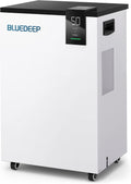 BLUEDEEP 190 Pints Commercial Dehumidifier with 6.56ft Drain Hose and 1.75 Gallon Water Reservoir, Water Damage Restoration Dehumidifier, for Basements, Industrial or Commercial Spaces and Job Sites