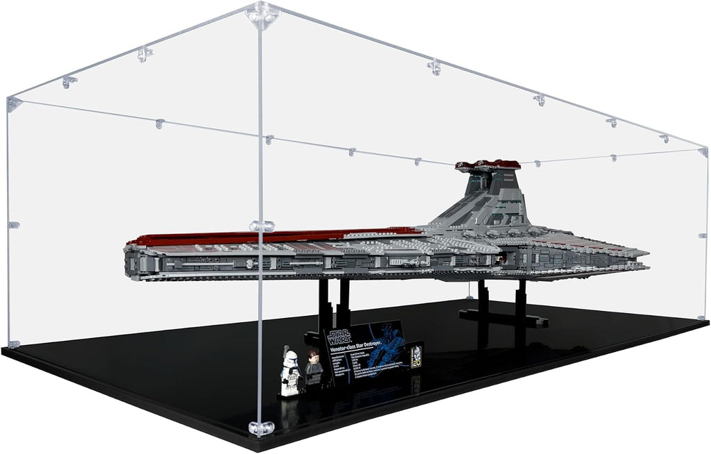 Acrylic Display Case for Venator-Class Republic Attack Cruiser #75367, Dustproof Display Case (Case Only)