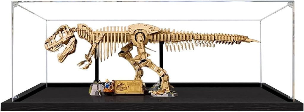 Acrylic Display Case for Lego 76968 Dinosaur Fossil Tyrannosaurus Rex, Dustproof Box, Storage Box, Transparent Box, Display Box Compatible with 76968 (Box Only) (3mm Transparent)