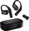 ASUS ROG Cetra Open Wireless Open Ear Earbuds – Dual-Mode (BT/2.4GHz), Quad AI Noise-Canceling Mic, Low Latency, 16H Playtime, IPX5 Water Resistant, for Daily/Workout/Outdoor/Gaming Use - Black