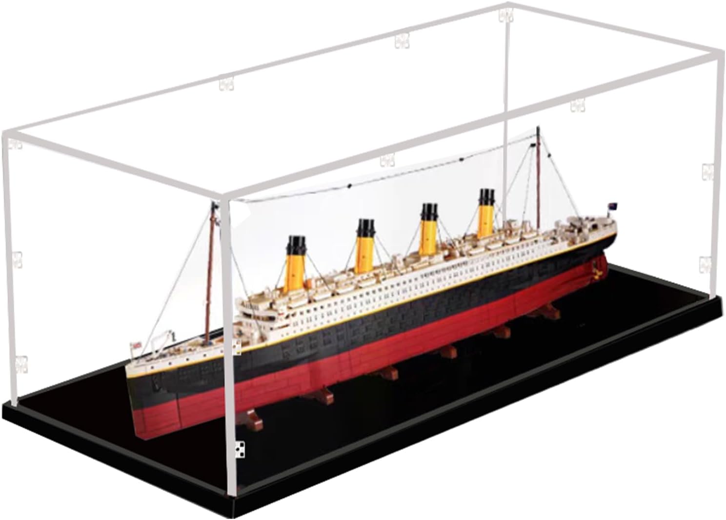 Acrylic Display Case for Lego 10294 Titanic (NOT Included The Model)