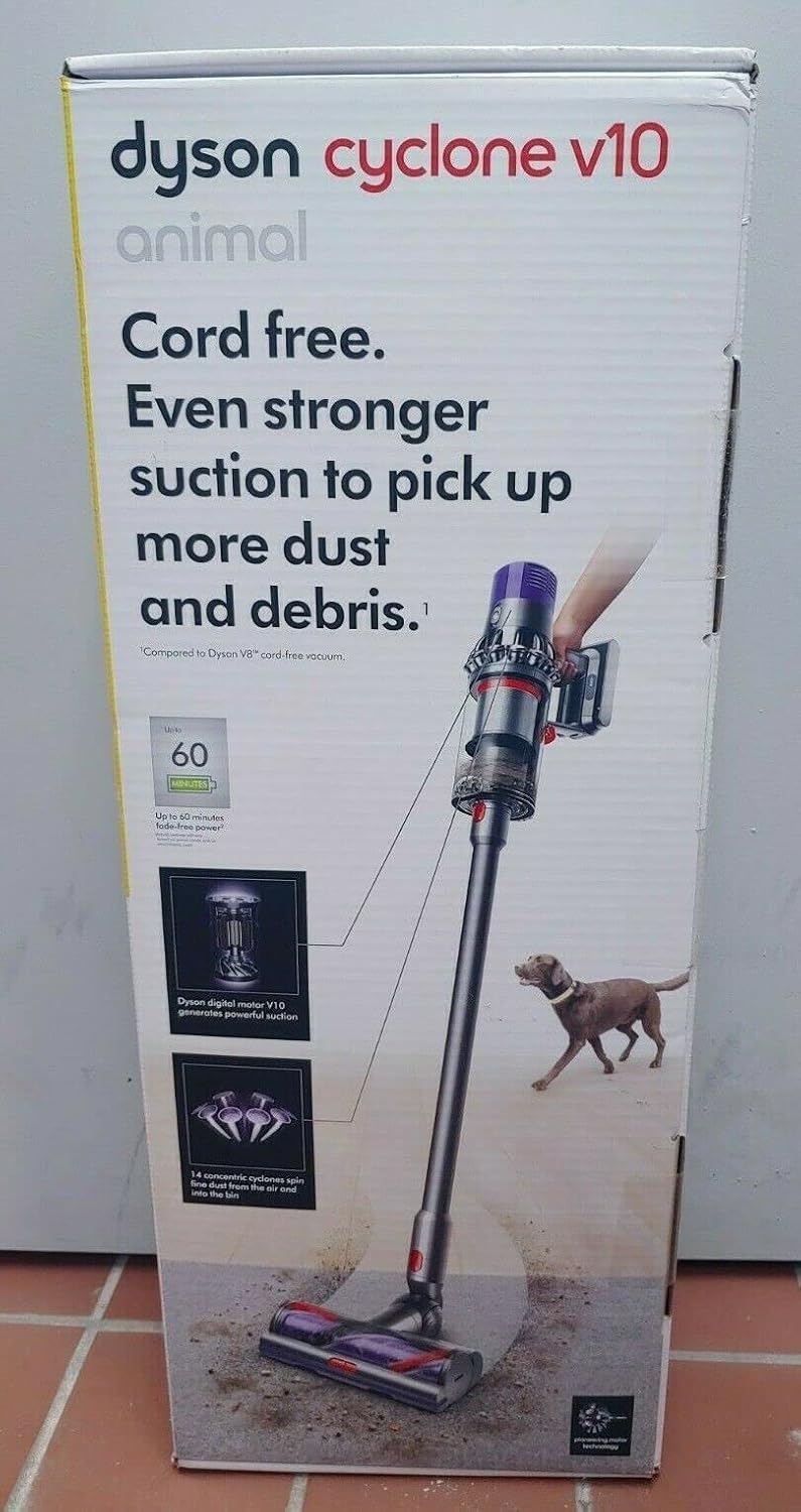 Dyson V10 Allergy Cordless Stick Vacuum Cleaner, Blue (Renewed)