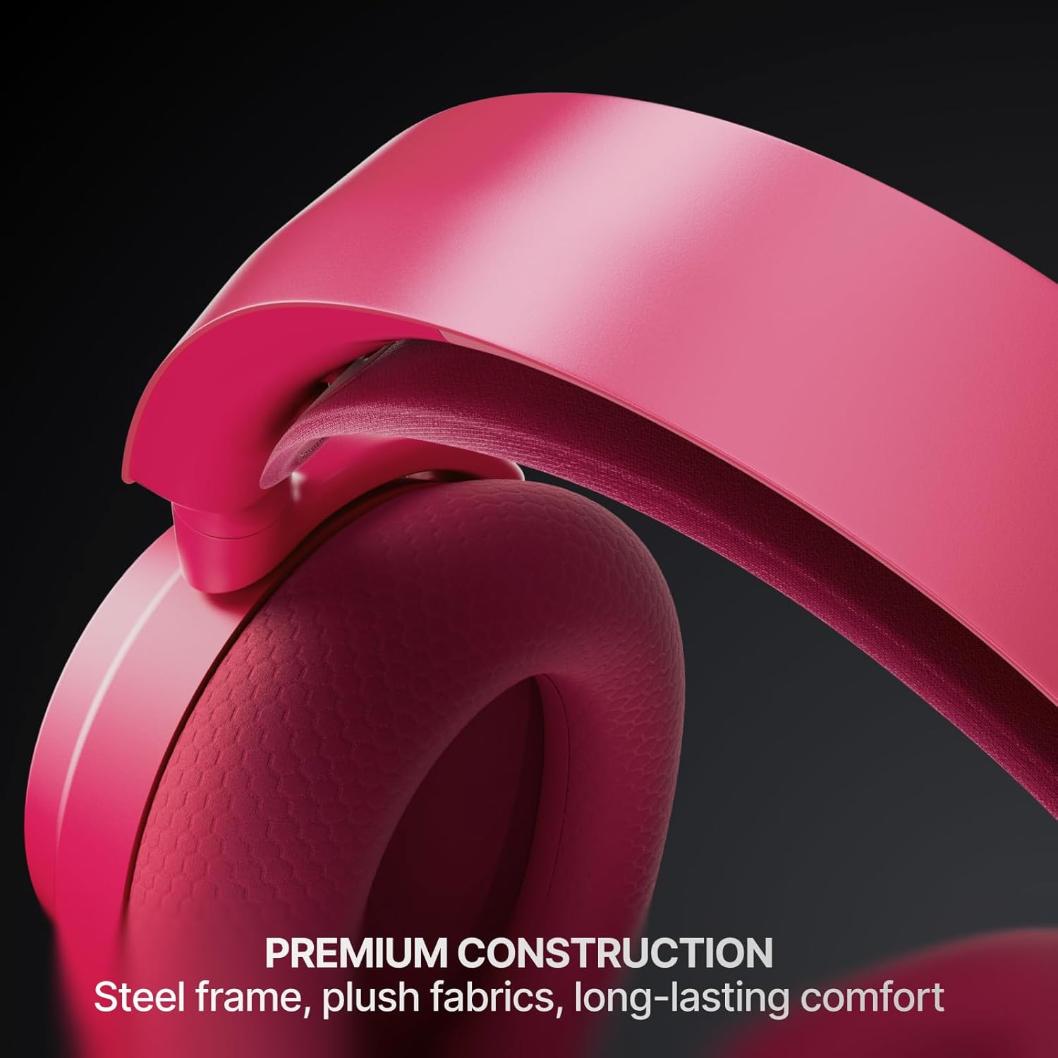 SteelSeries Arctis Nova 7 Wireless Gen 2 Gaming Headset - Real-Time App Control, 50+ HR Play, Neodymium Drivers, Mix 2.4GHz/Bluetooth, PC, PS5, PS4, Switch 1/2, Mobile - Magenta