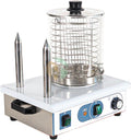 Hot Dog Warmer Machines 2/4 Hot Dog Machine and Sandwich Warmer Steamer, Electric Contact Grills with A Temperature of 50-200℃