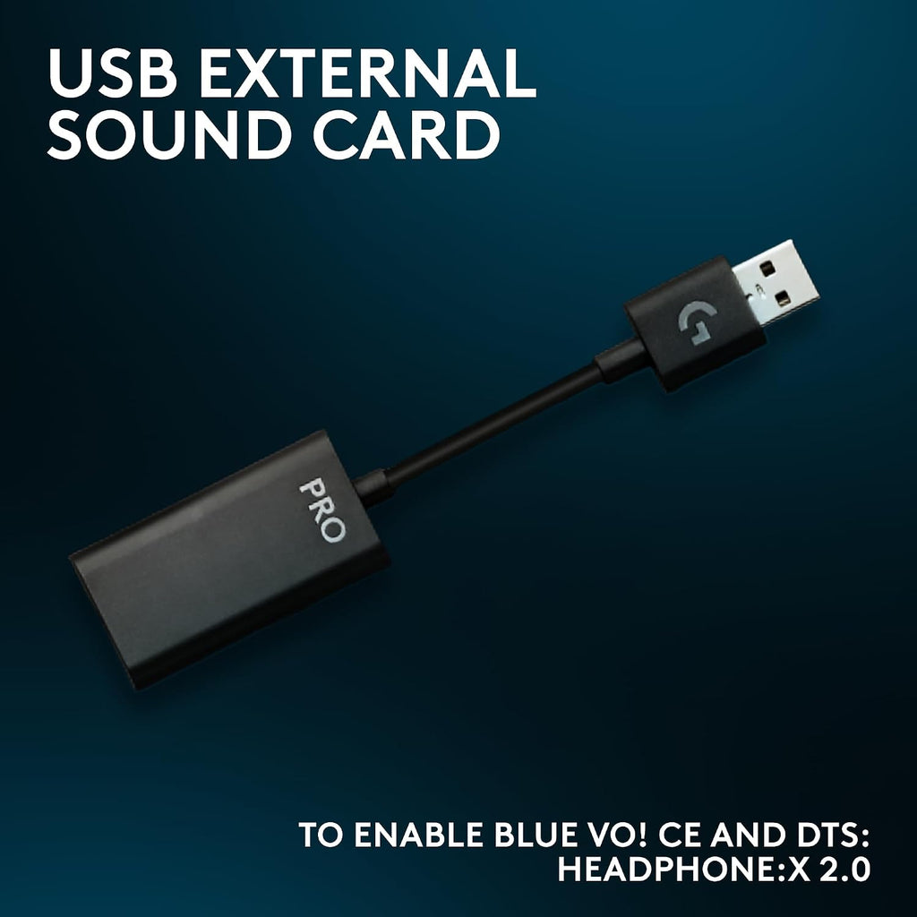 Logitech G Pro X SE Wired Gaming Headset with Microphone: Detachable Mic, DTS Headphone:X 7.1, Memory Foam Ear Pads, 50 mm Drivers, USB DAC Incl. - Black, Pack of 4