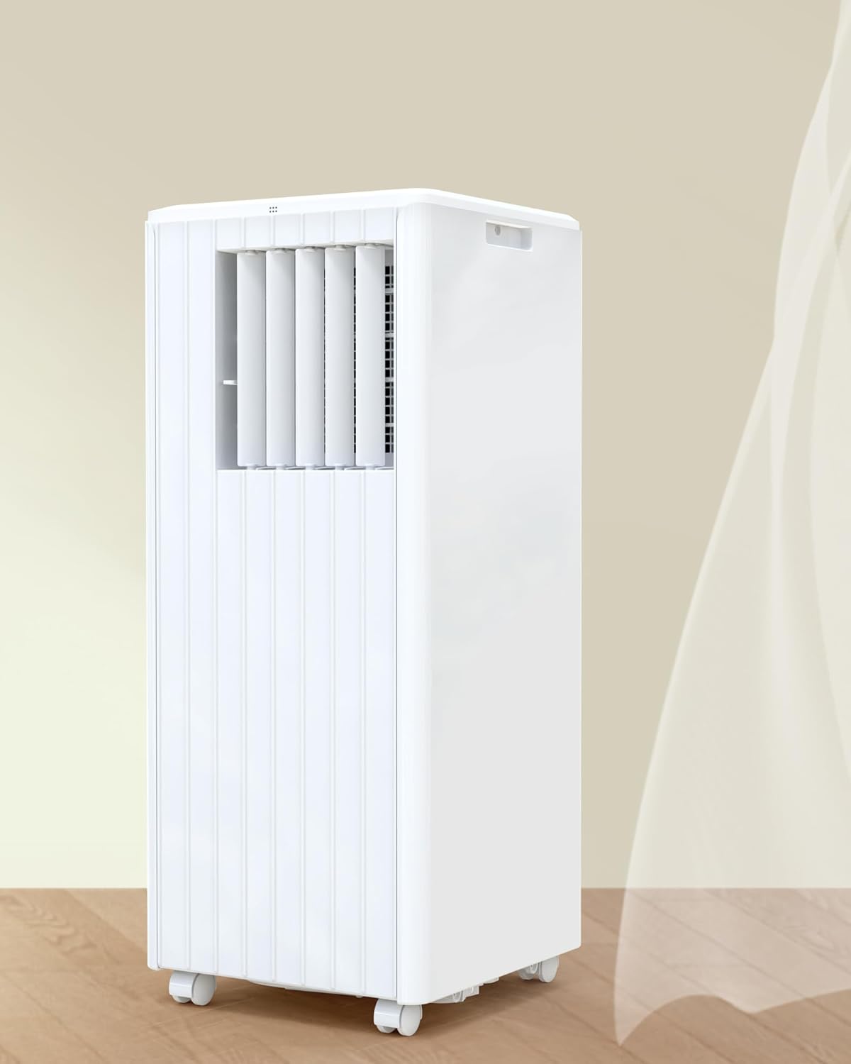 8,000 BTU Portable Air Conditioners 4-In-1 Drainage-free Standing AC Unit for Bedroom up to 350 sq.ft, with Cool, Dehumidifier & Fan Modes, Remote Control, 24H Timer, Sleep Mode, Window Kits