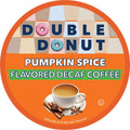 Double Donut Coffee Decaf Coffee Pods, Medium Roast Pumpkin Spice Flavored, Single Server coffee for Keurig K-Cup Machines, 200 Count