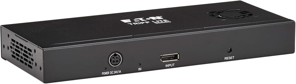 Tripp Lite Series 2-Port DisplayPort to HDMI Splitter + Extender Over Ethernet Cat6, Up to 8K@60Hz Video, 1 in 2 Out, DP 1.4, MST Hub, TAA Compliant, Plug-and-Play, 1-Year Warranty (B156E-002-H8K-K)