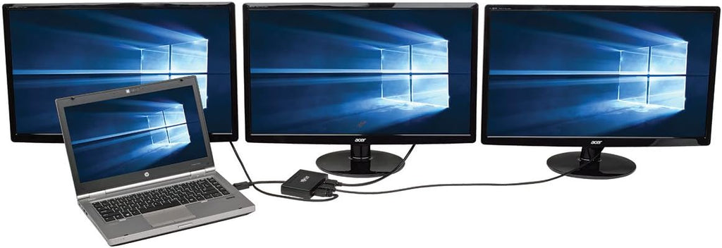 TRIPP LITE 3-Port DisplayPort to HDMI Multi Stream Transport Hub MST, DP 1.2, DP to HDMI, 3840x2160 4K X 2K @ 60Hz (B156-003-HD-V2)