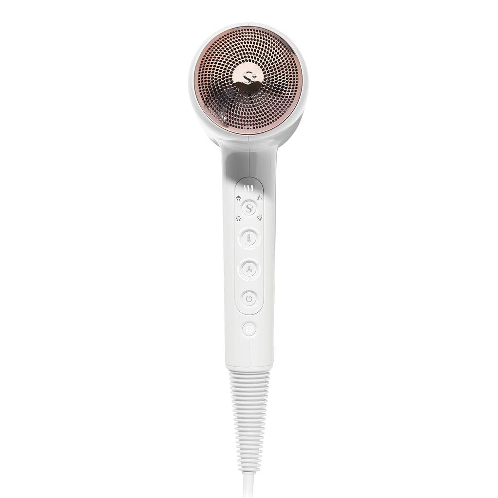 T3 Featherweight StyleMax Professional Ionic Hair Dryer with Custom Heat Automation & 4 Attachments,Fast Drying,Lightweight with 5 Heat & 3 Speed Settings,2 Concentrators,Diffuser & Smoothing Comb