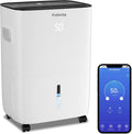 Smart Dehumidifier,Folanzy 80 Pints Dehumidifier for Basement Bedroom Home Garage and Large Room Spaces up to 5,200 Sq. Ft with Drain Hose and Water Tank