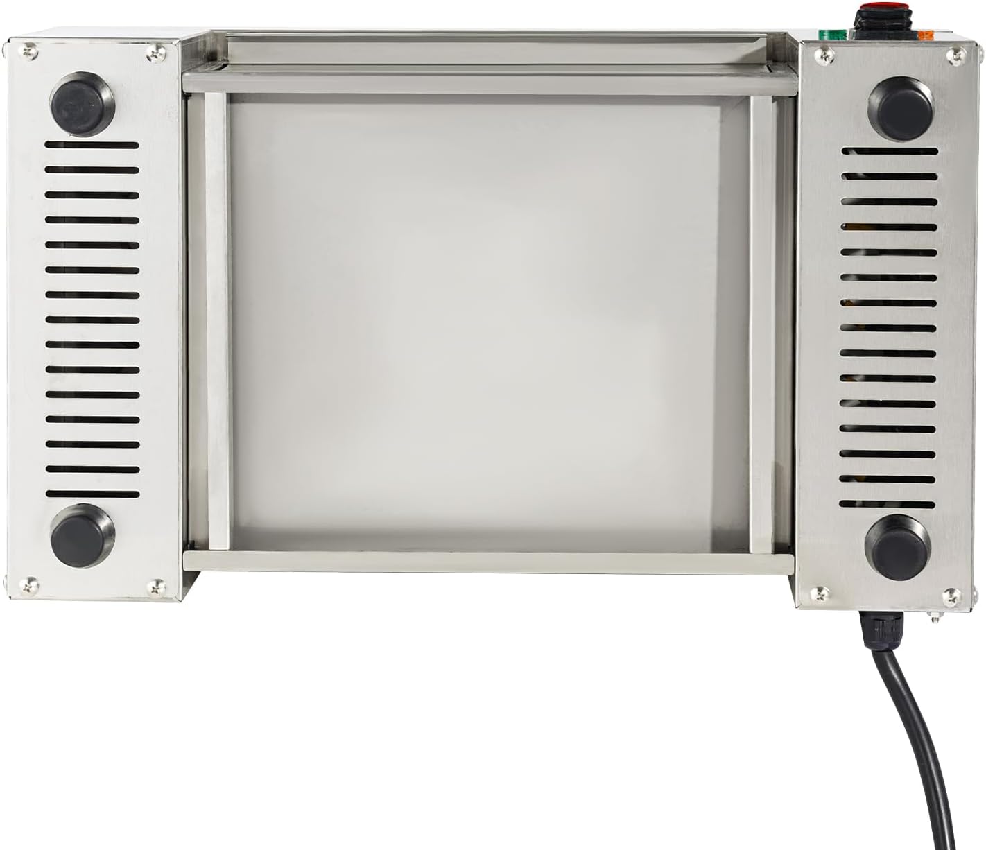 110V 1.5KW Electric Indoor Searing Grill, Stainless Steel Indoor Barbecue Electric Grill Indoor Smokeless Grill Commercial and Family Use Griddle Korean BBQ Grill