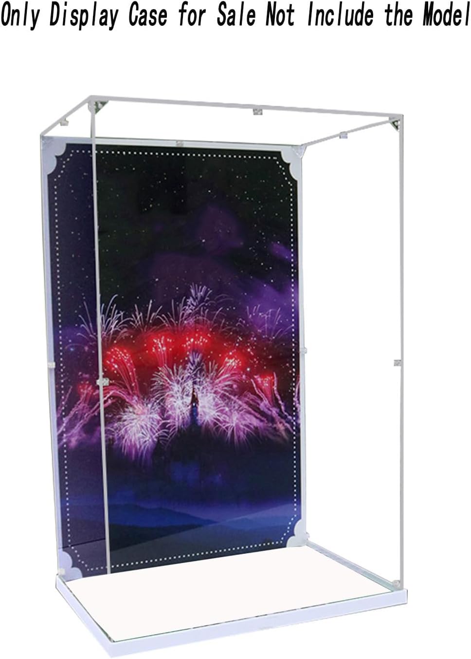 WICUS 3mm Acrylic Display Case for Lego 71040 Castle Dustproof Clear Display Box(NOT Included The Model)
