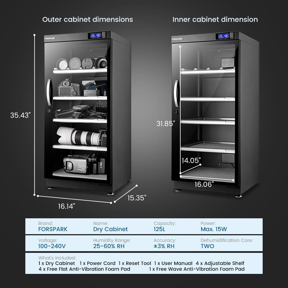 FORSPARK 125L Dry Cabinet