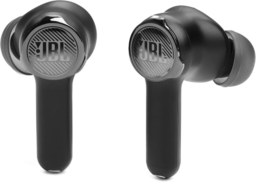 JBL Quantum TWS - True Wireless Noise Cancelling Gaming Earbuds, Fast Pair and JBL Dual Source, 6 beamforming mics, IPX4 Water Resistant, Up to 8hrs Playtime with 16hr of Backup in The case (Black)