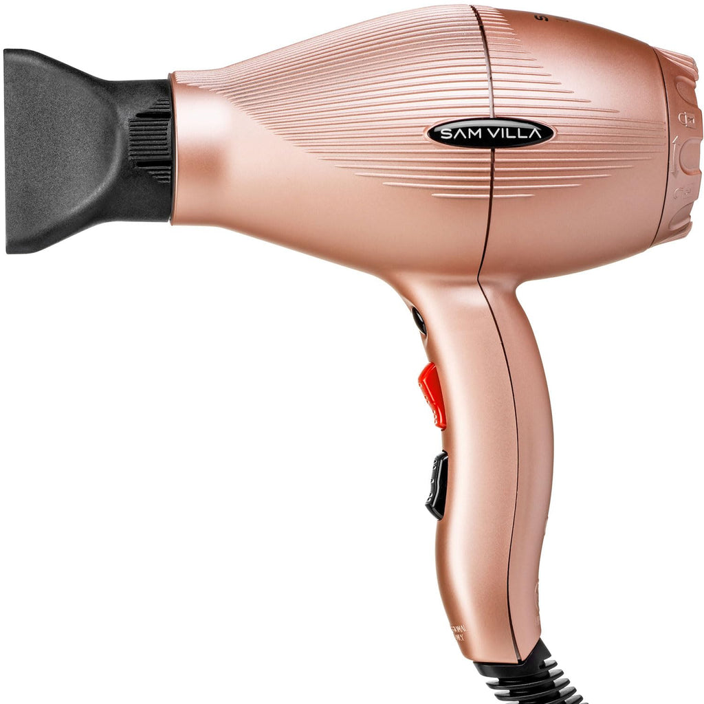 Sam Villa Lightweight & Quiet Ionic Professional Hair Dryer With Variable Speed & Temperature