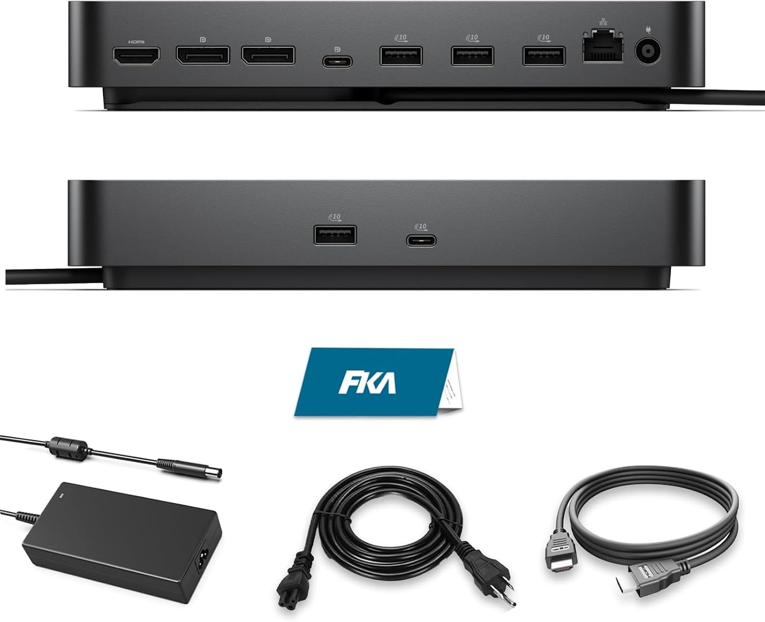 Dell Pro Smart Dock SD25 Docking Station Bundle - 10Gbps,Performance Dock Support for up to 4 displays with 180W Power Adapter, HDMI, DisplayPort