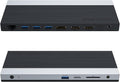 WAVLINK USB C Docking Station with 130W Power Adapter, Triple Display USB Type C to Dual HDMI Dock, 2 HDMI, DisplayPort, 100W PD3.0 Charging for Laptop, Ethernet, 4 USB 3.0, SD/TF Slot, Audio, Black