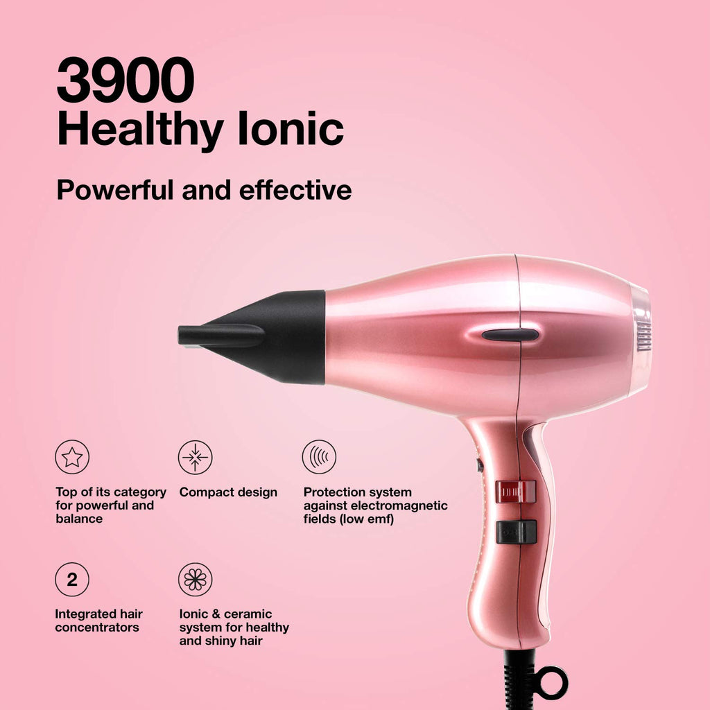 Elchim 3900 Healthy Ionic Hair Dryer, Venetian Rose Gold
