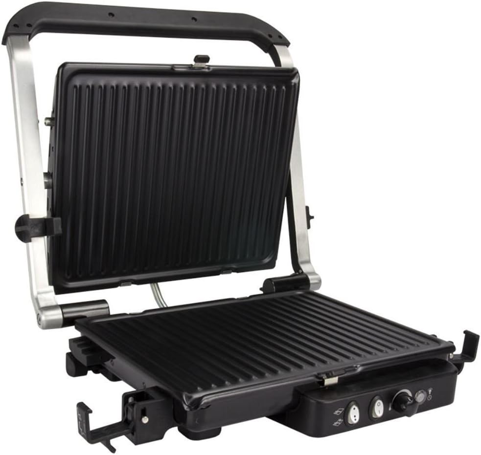 Grundig 1805301U 120 sq.in 12x10' Electric Home Kitchen Contact Countertop Grill