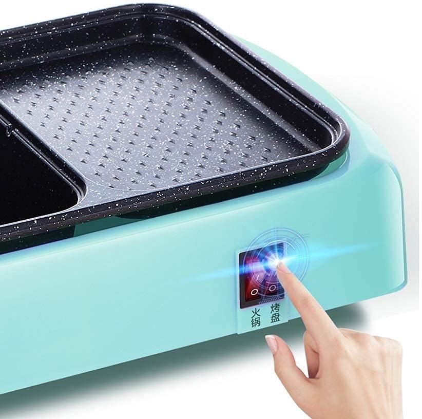 Barbecue Grill Multifunctional Hot Pot, Household Electric Baking Pan Dual-use Barbecue Machine Multifunctional One-Pot Dual-use Independent Switch